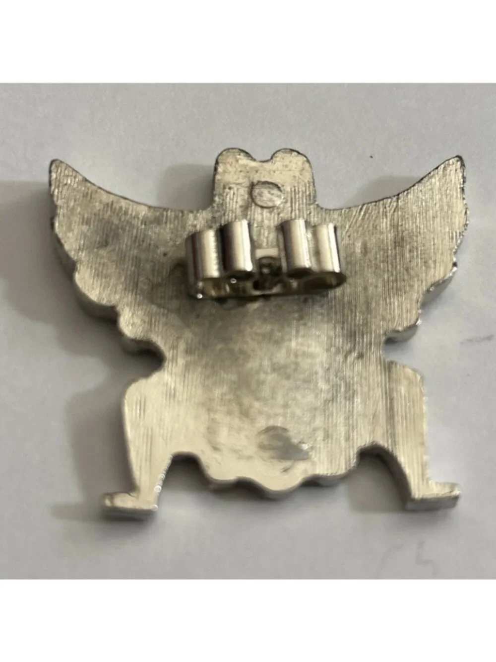 Native American Zuni Knifewing Dancer Bolo Tie Slide Pendant Turquoise & Silver